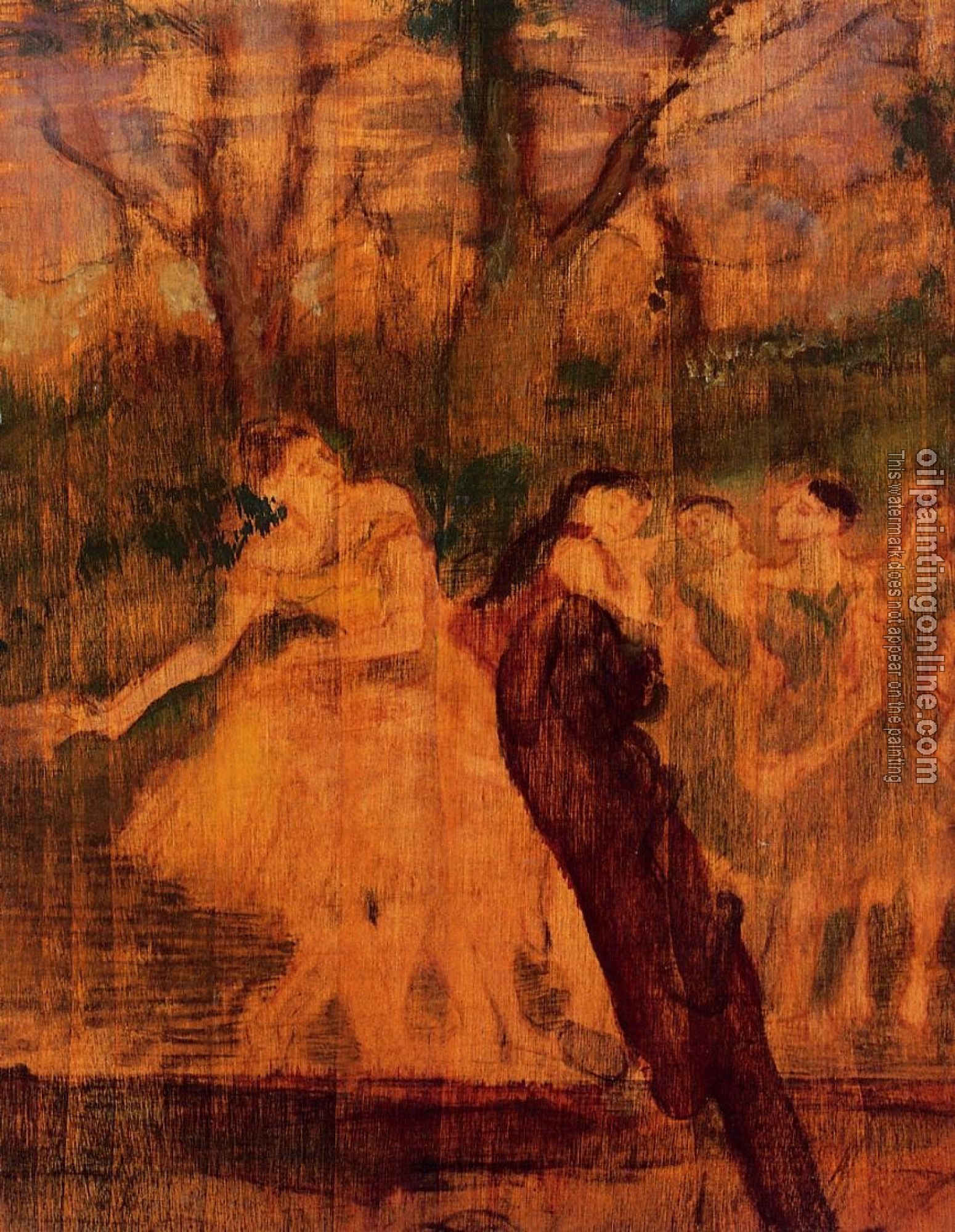 Degas, Edgar - Dancers on the Scenery